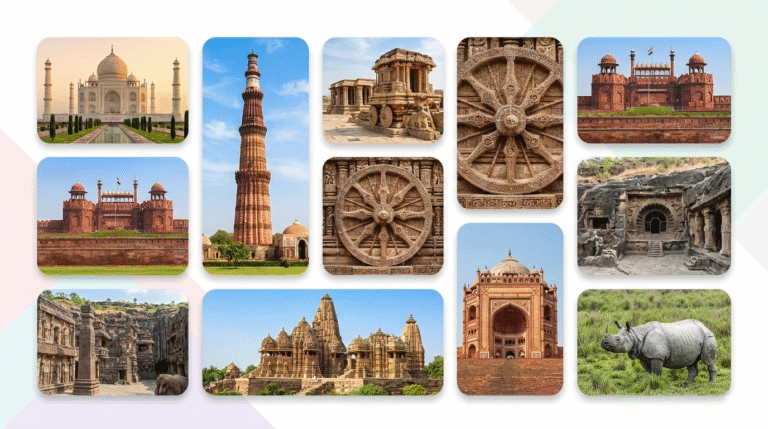 top 10 world heritage sites in india
