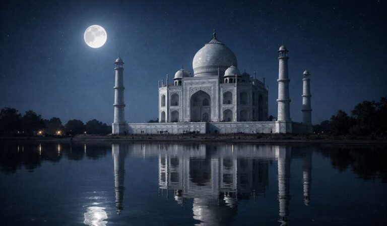 Seeing the Taj Mahal Under Moonlight – A Memory That Stayed With Me